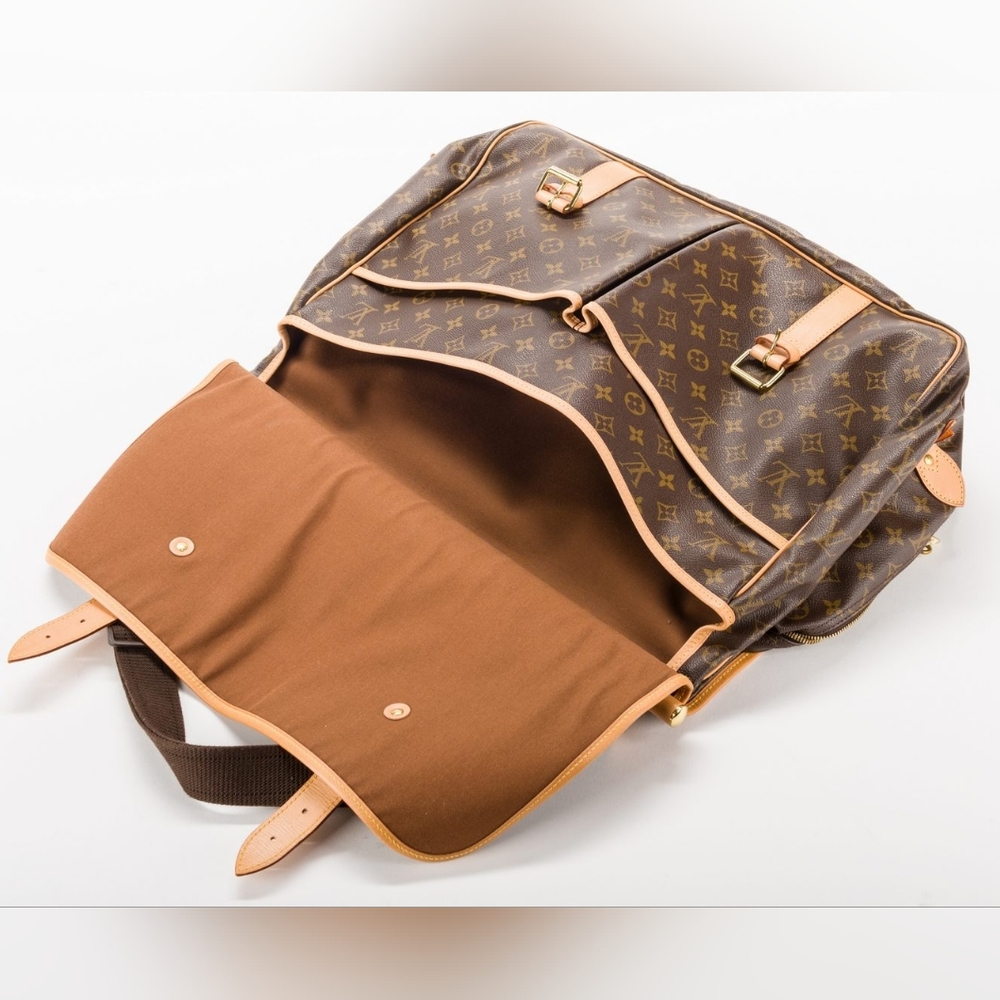 Louis Vuitton $4000 Retail Authentic Monogram Double Sided Hunting Garment Bag - Picture 3 of 14
